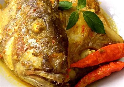 Resep Kepala Kakap Bumbu Kuning Oleh Teteh Rosma Cookpad