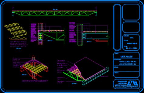 Losacero Details DWG Detail For AutoCAD Designs CAD