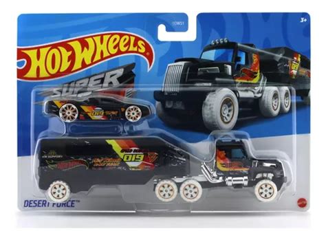 اسباب بازی فقط توی توی TOY TOY تریلی و ماشین Hot Wheels مدل Desert Force