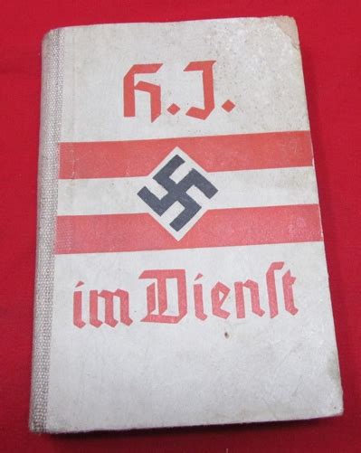 Stewarts Military Antiques German Wwii Hitler Youth Service Book