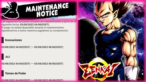 ANUNCIADO EL ZENKAI DE MAJIN VEGETA LF HOY FIN DE SEASON DE PVP Y