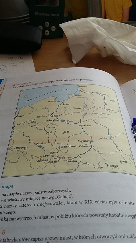 Zapoznaj Si Z Zamieszczon Map Nast Pnie Wykonaj Polecenia Zapisz