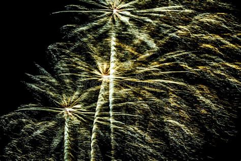 Fireworks Lighting Up the Night Sky. Stock Image - Image of firework ...