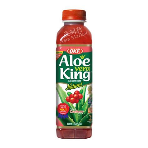 Okf Aloe Vera King Juice Drink Cranbery Flavor 500ml Cut Price BD