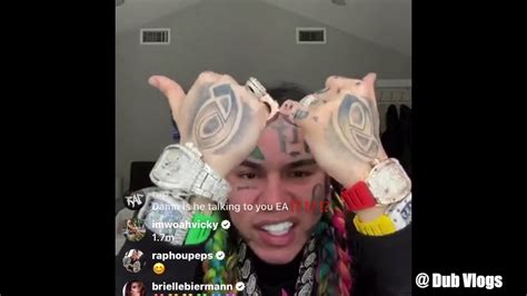 6ix9ine First Instagram Live Since Being Released Speaks On