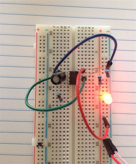 555 Timer Blink Circuit 9 Steps With Pictures Instructables