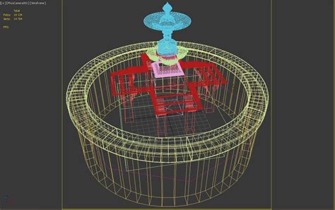 喷泉水（1） 3d模型 8 Unknown 3ds Dae Fbx Max Obj Free3d