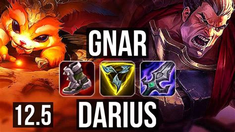 Gnar Vs Darius Top Rank Gnar Legendary Euw Challenger