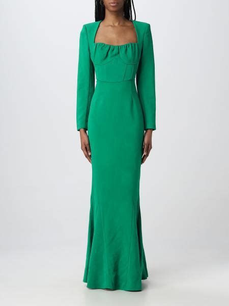 Roland Mouret Dress For Woman Green Roland Mouret Dress Rs23035xg