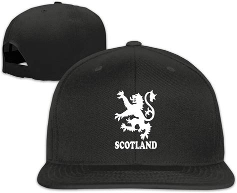 Lion Rampant Scotland Scottish Flat Bill Snapback Hat Hip Hop Caps