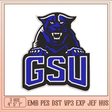 GSU Panther Embroidery Design – svg files for cricut