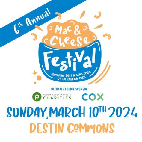 Th Annual Mac And Cheese Festival Destin Fwb Florida