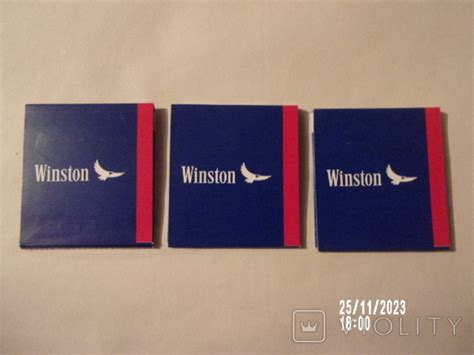 Коллекционные спички.Winston. 3 упаковки. (114944243) - купить на Violity
