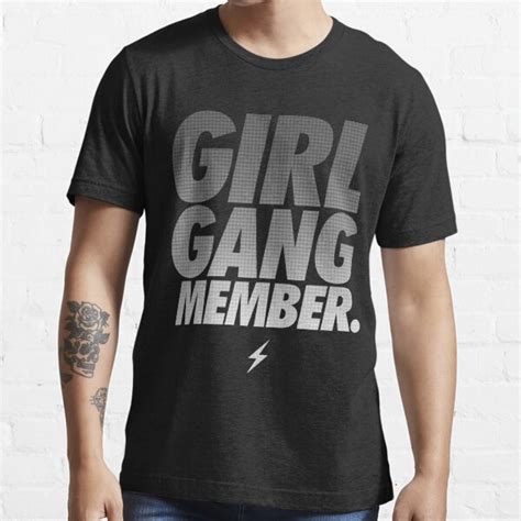 Halftone Lettering Girl Gang Member By Subgirl T Shirt For Sale By Subgirl Redbubble