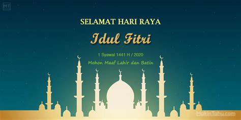 30 Ucapan Selamat Hari Raya Idul Fitri Terbaru