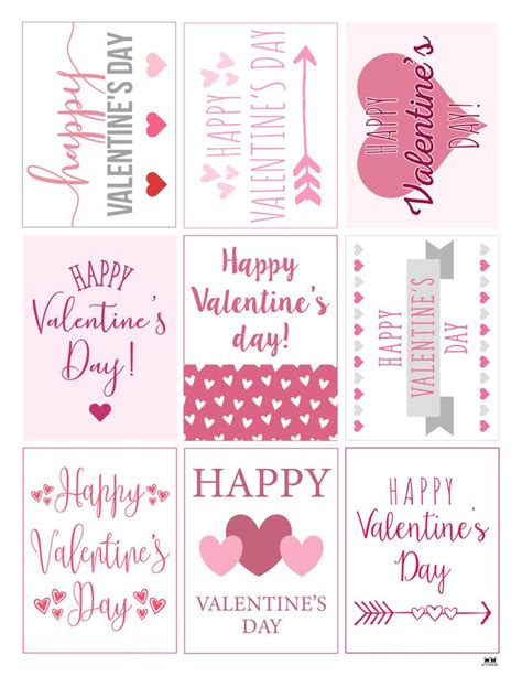 250+ Free Printable Valentine's Day Cards - Download Now!