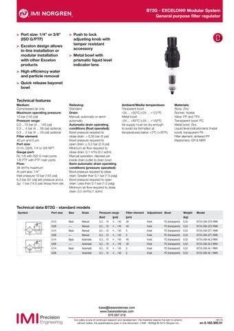 Filtro Regulador Norgren B G By Base Sistemas Issuu