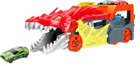 Грузовик транспортер Hot Wheels Пасть дракона GTK игрушки с