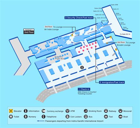 Delhi International Airport Map - Fayre Jenilee