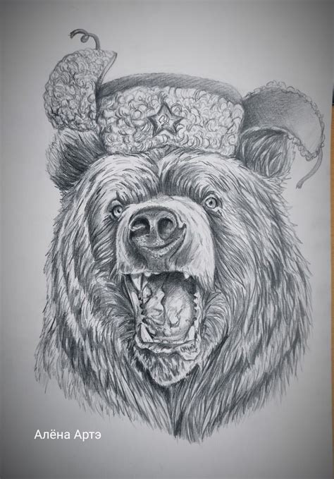 Медведь в ушанке | Tatuaggi vichinghi, Idee per tatuaggi, Disegni di ...