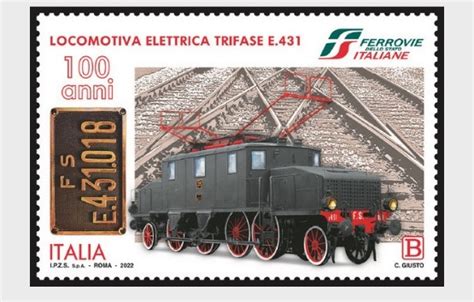 Ferrovie It Un Francobollo Per Il Centenario Della Locomotiva