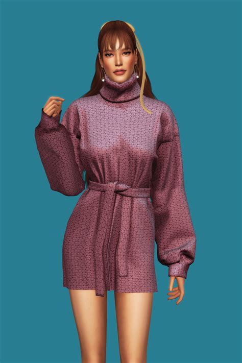 Turtleneck Sweater Dress Full Body New Mesh All GORILLA GORILLA