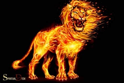 Lion Of Fire Spiritual Meaning: Power!