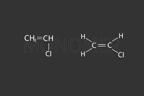 monómero molecular esquelético químico fórmula 39549222 Vector en Vecteezy