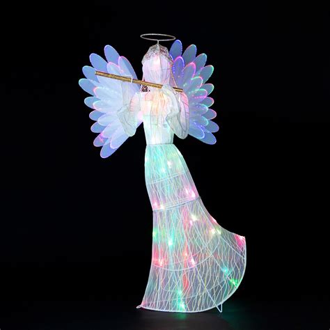 3 Ft Outdoor Animated Fiber Optic Angel Mr Christmas