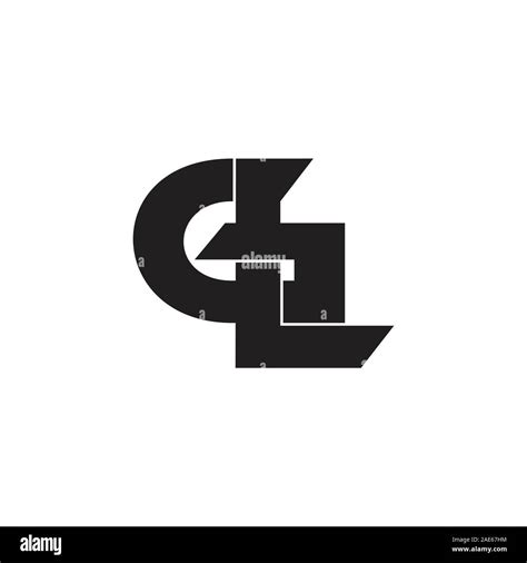 Letter Gl Linked Overlapping Logo Vector Stock Vector Image Art Alamy