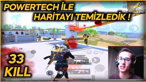 Powertech Ve Ekip Ile Beraber Efsane Rank Ma Kill Pubg Mobile