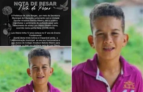 Garoto de 12 anos morre de aneurisma cerebral e comove cidade do Piauí