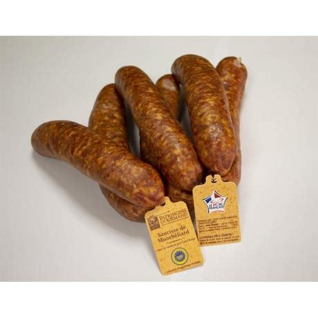 Saucisse De Montb Liard Igp Cuire Patrimoine Gourmand