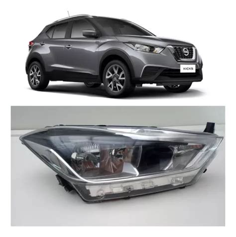 Farol Direito Nissan Kicks 2017 A 2021