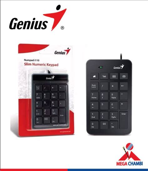 TECLADO NUMERICO GENIUS NUMPAD I120 USB COLOR NEGRO – Venta ...