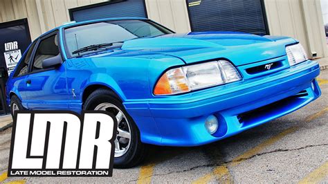 1993 SVT Cobra Conversion Body Kit 87 93 Fox Body Mustangs YouTube