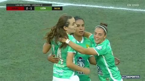 Gol de Lucero Cuevas Xolos 2 2 León Jornada 1 Liga MX Femenil