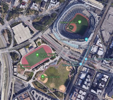 Yankee Stadium Google Maps