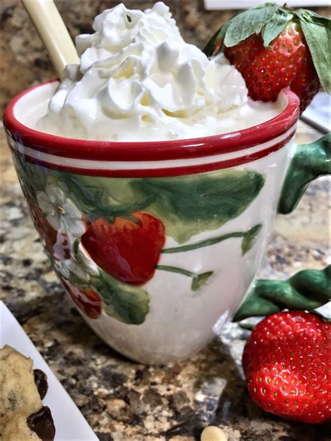 Strawberry White Hot Chocolate Cindy S Recipes And Writings