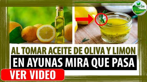 Al Tomar Aceite De Oliva Con Lim N En Ayunas Estar S Obteniendo