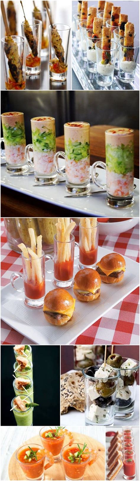 Wedding Canapé Ideas Canapés In Shot Glasses South African Wedding Venues Buffet Food