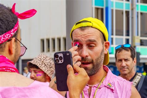 Tel Aviv 2023 Annual Lgbtq Pride Parade Editorial Photo Image Of