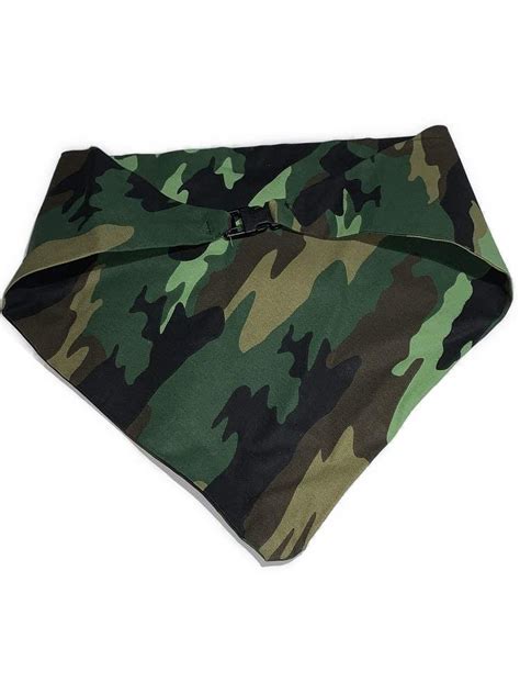 Woodland Camouflage Bandana Pattern 1 X Large Handmade