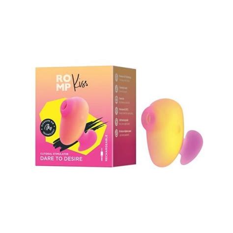 Romp Kiss Air Pulse Clitoral Stimulator Pink Lemonade Sex Toys At Adult Empire