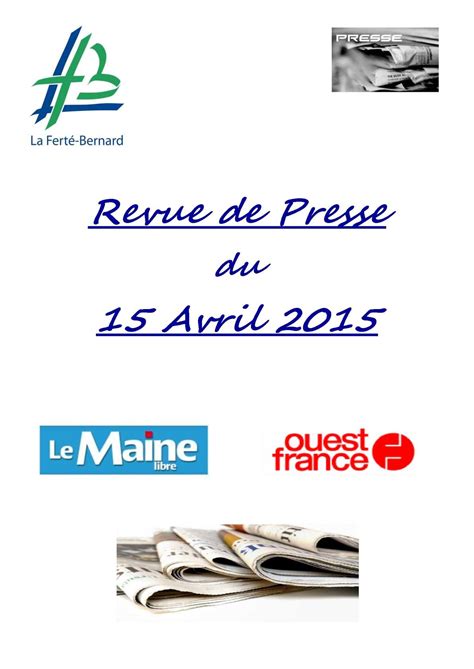 Calaméo Revue De Presse Du 15 Avril