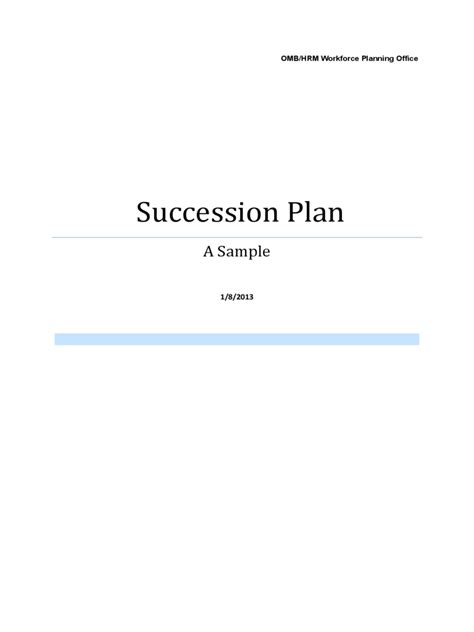 Succession Planning 5 Free Templates In Pdf Word Excel Download