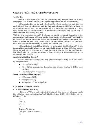 Giáo trình Lập trình Web (Phần 2) 