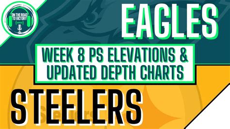 Eagles Vs Steelers Practice Squad Elevations For Week 8 Updated Game