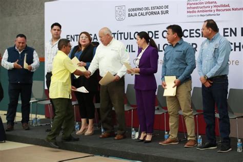 Entrega Gobernador Vcc T Tulos De Concesi N Para Fortalecer El