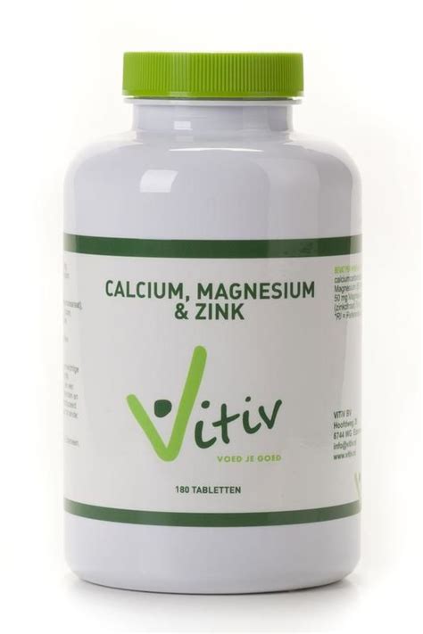 Calcium Magnesium Zink Tabletten Vitiv Nova Vitae